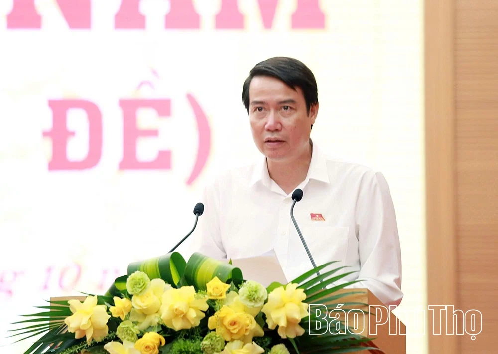 Kỳ họp thứ Năm, HĐND tỉnh Phú Thọ khóa XX: Nhiều ý kiến thảo luận thẳng thắn, trách nhiệm