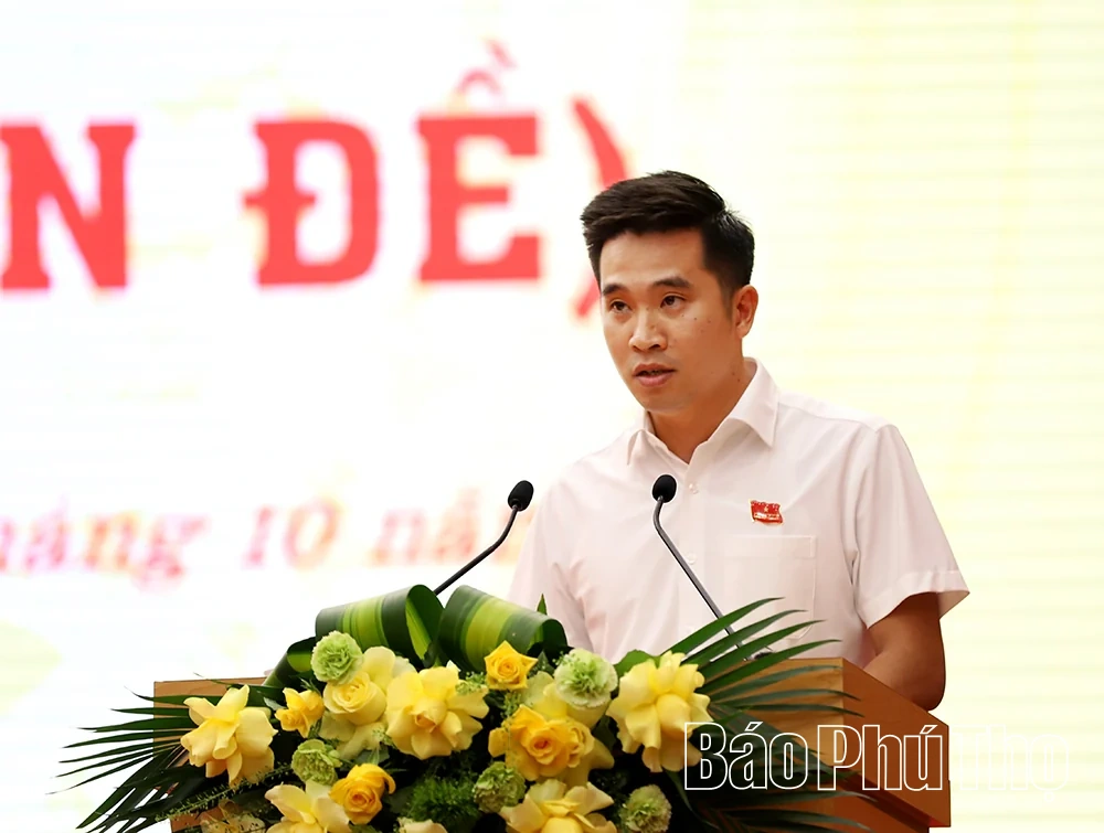 Kỳ họp thứ Năm, HĐND tỉnh Phú Thọ khóa XX: Nhiều ý kiến thảo luận thẳng thắn, trách nhiệm