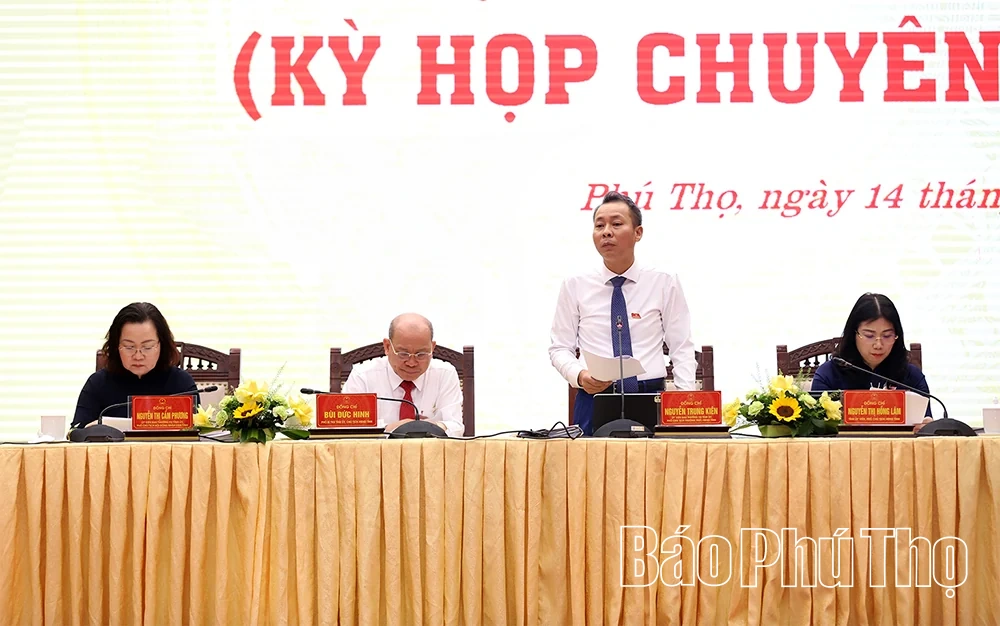 Kỳ họp thứ Năm, HĐND tỉnh Phú Thọ khóa XX: Nhiều ý kiến thảo luận thẳng thắn, trách nhiệm