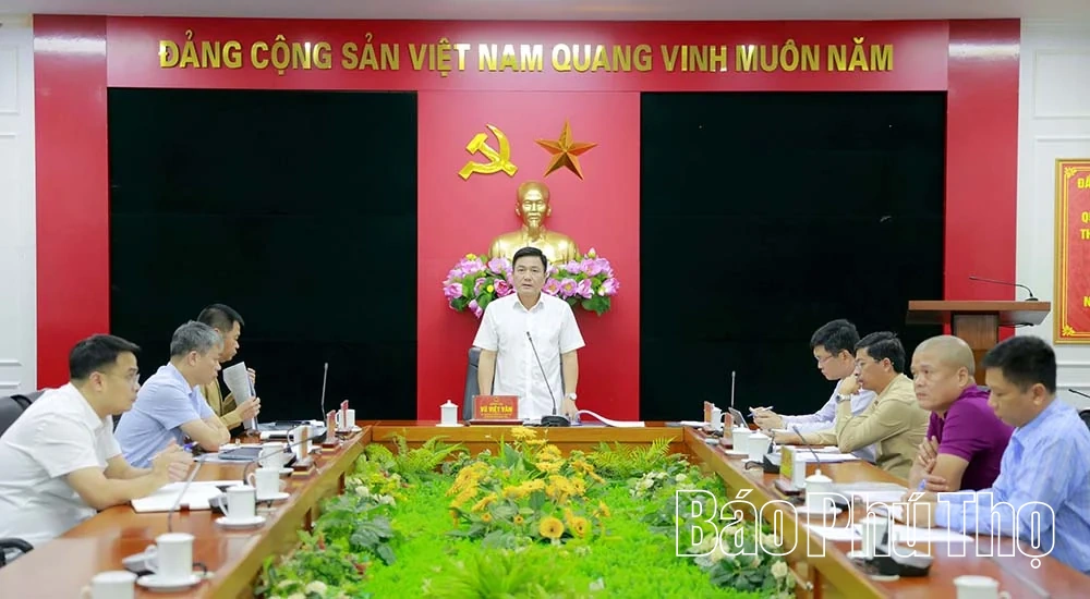 Phó Chủ tịch UBND tỉnh Vũ Việt Văn:&nbsp;Hoàn thành các thủ tục theo quy định, sớm triển khai 3 dự án nhà ở