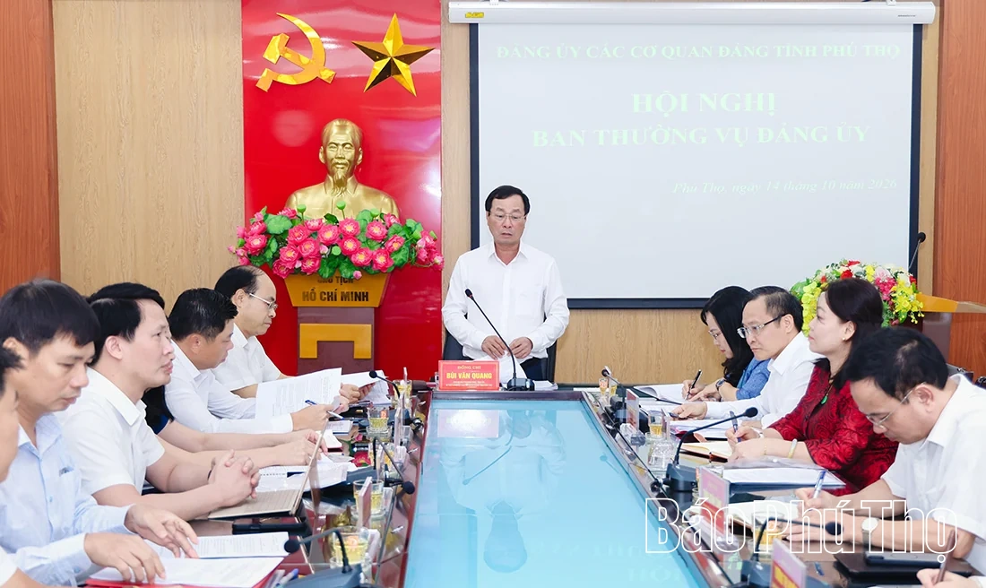 Nâng cao chất lượng tham mưu xây dựng Đảng và hệ thống chính trị, quyết tâm hoàn thành nhiệm vụ năm 2026