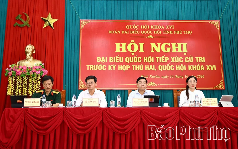 Đoàn Đại biểu Quốc hội tỉnh tiếp xúc cử tri 4 xã trước Kỳ họp thứ Hai, Quốc hội khóa XVI