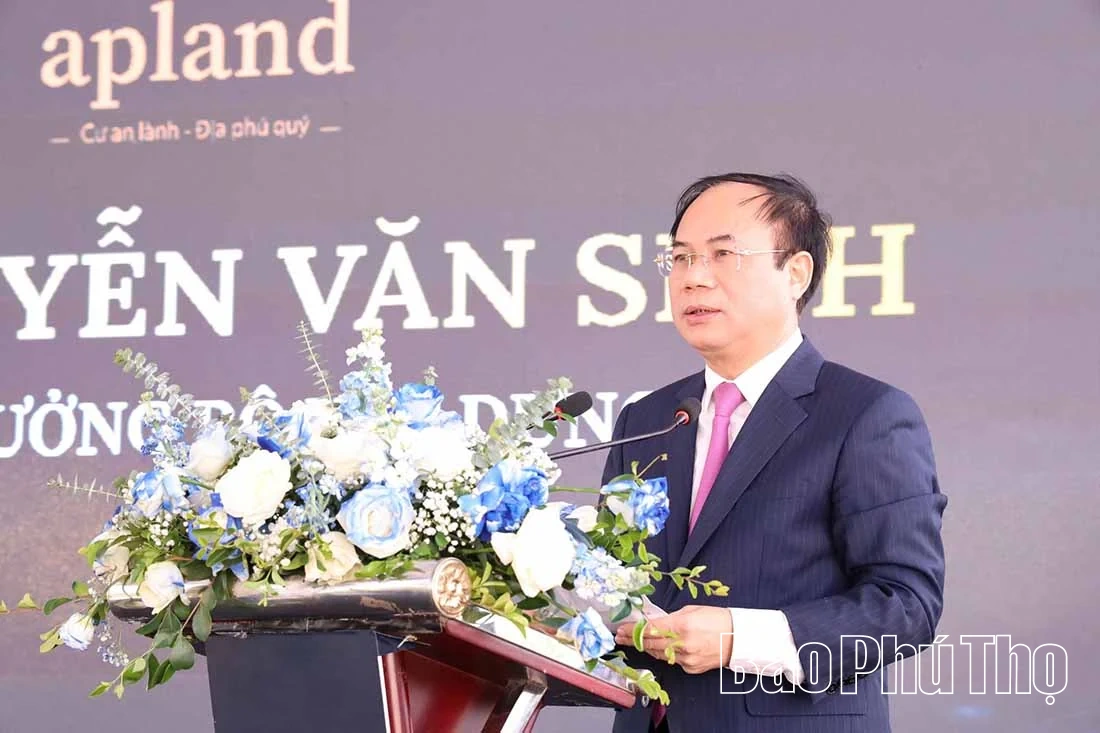 Phú Thọ khởi công dự án nhà ở xã hội quy mô 950 căn hộ