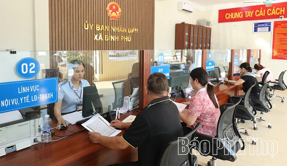 Bình Phú tạo chuyển biến từ cải cách hành chính