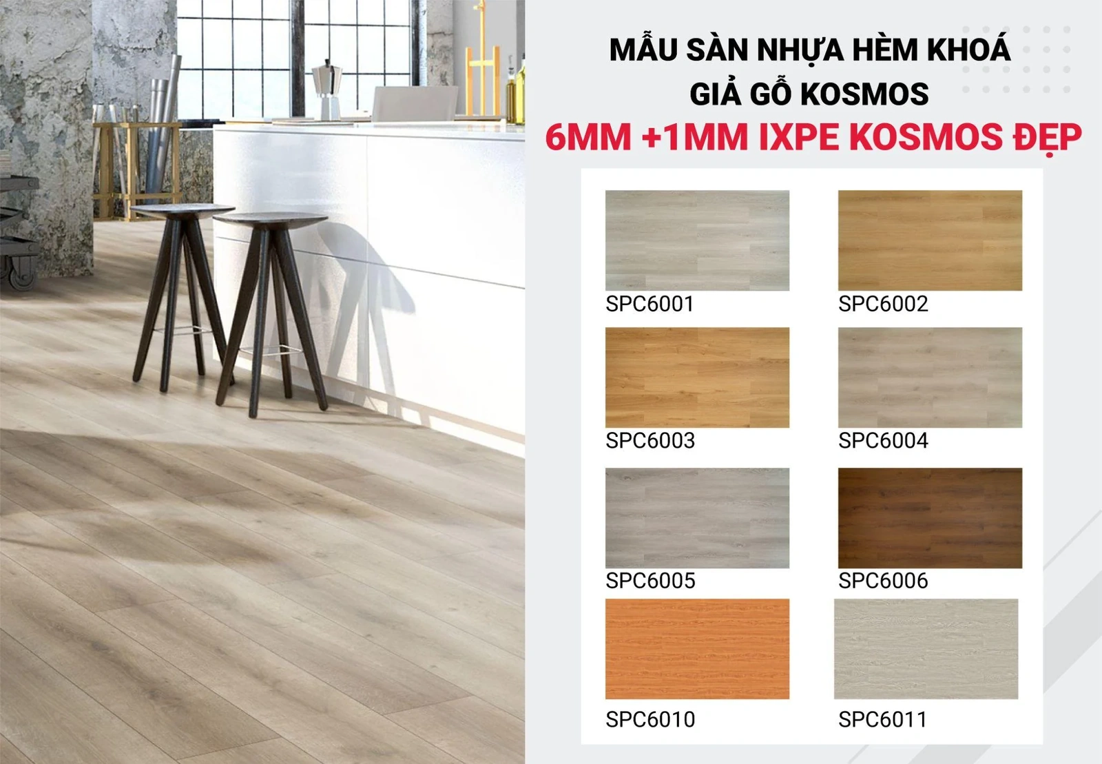 A-Z sàn nhựa giả gỗ: Các loại, giá và lưu ý khi lựa chọn