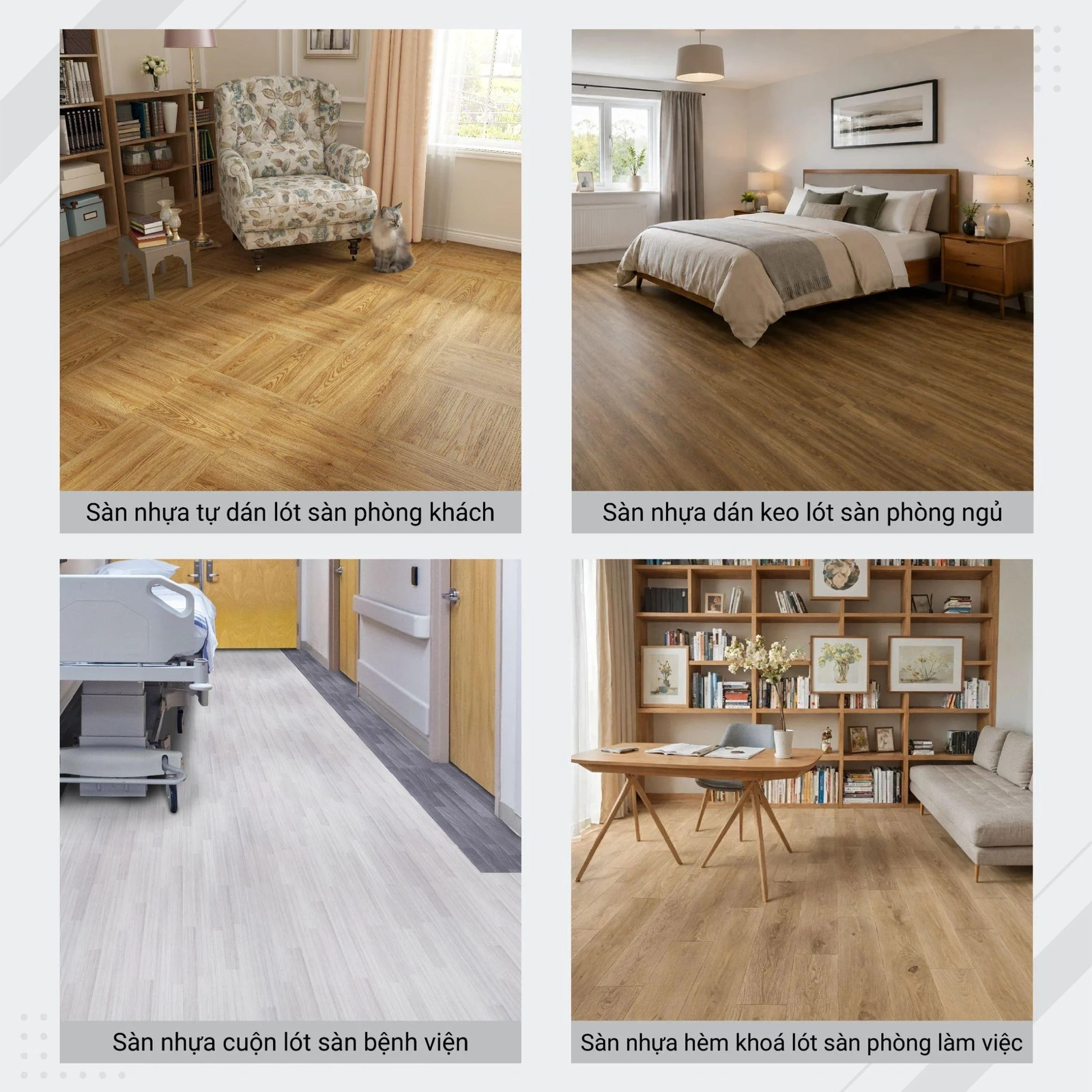 A-Z sàn nhựa giả gỗ: Các loại, giá và lưu ý khi lựa chọn