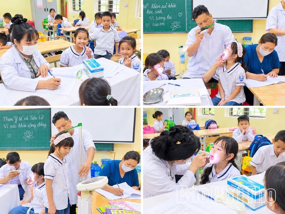 Quan tâm chăm sóc sức khỏe học đường