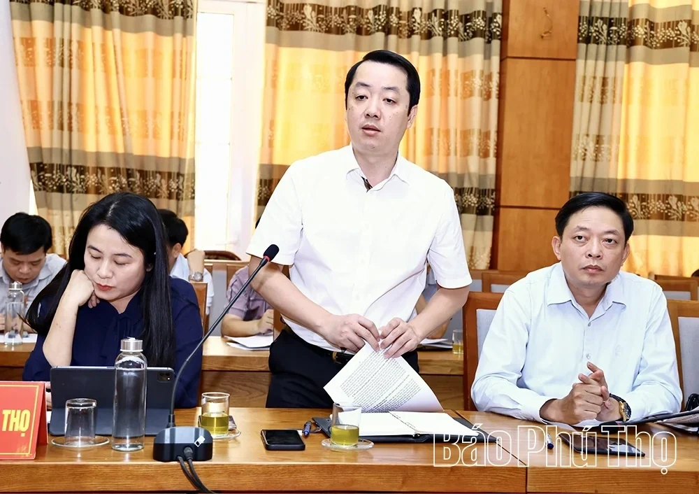 Deputy Minister of Construction Works with Phu Tho Province on Adjusting Vinh Phuc Urban Master Plan