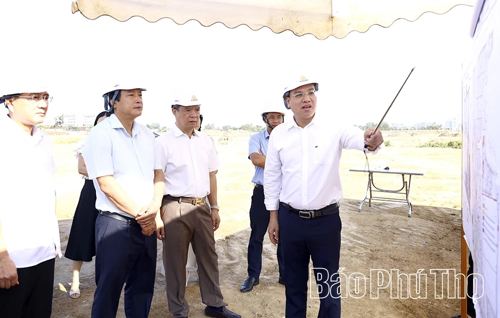 Tập trung giải phóng mặt bằng, đẩy nhanh tiến độ Khu công nghiệp Phúc Yên