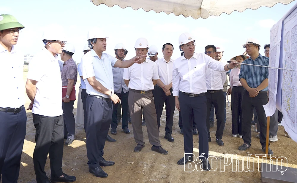 Tập trung giải phóng mặt bằng, đẩy nhanh tiến độ Khu công nghiệp Phúc Yên
