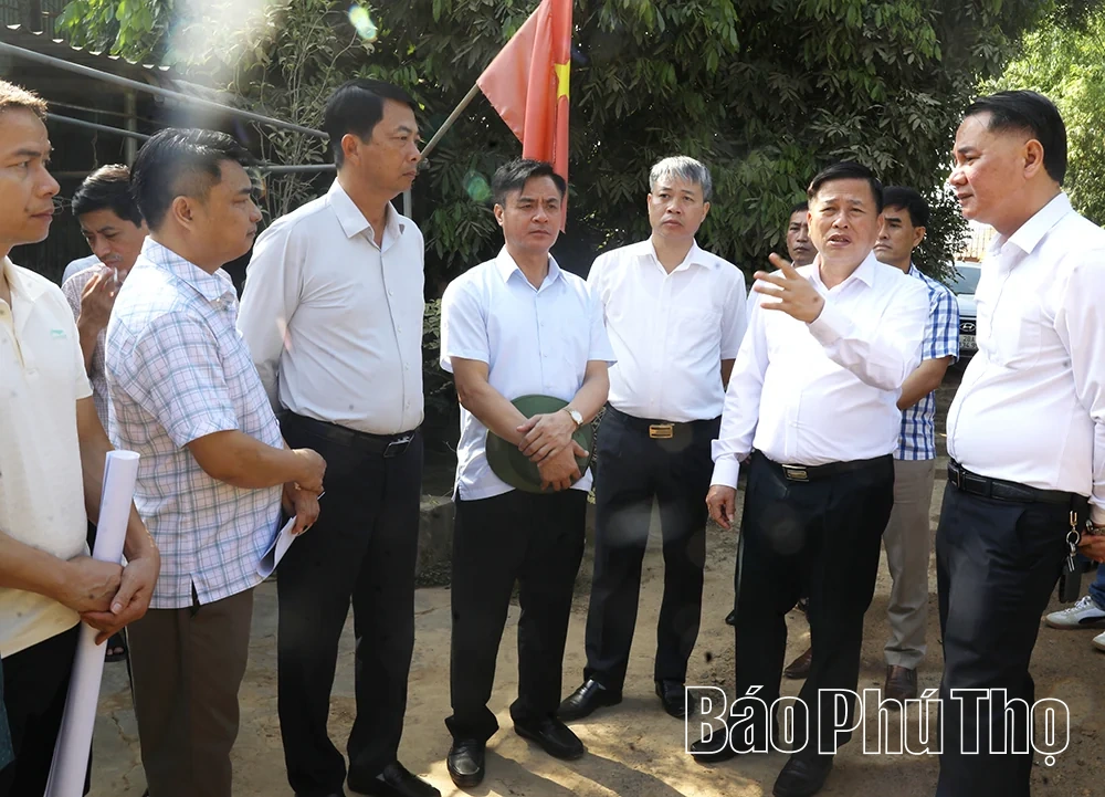 Đẩy nhanh tiến độ 3 dự án phòng, chống thiên tai khu vực Hòa Bình