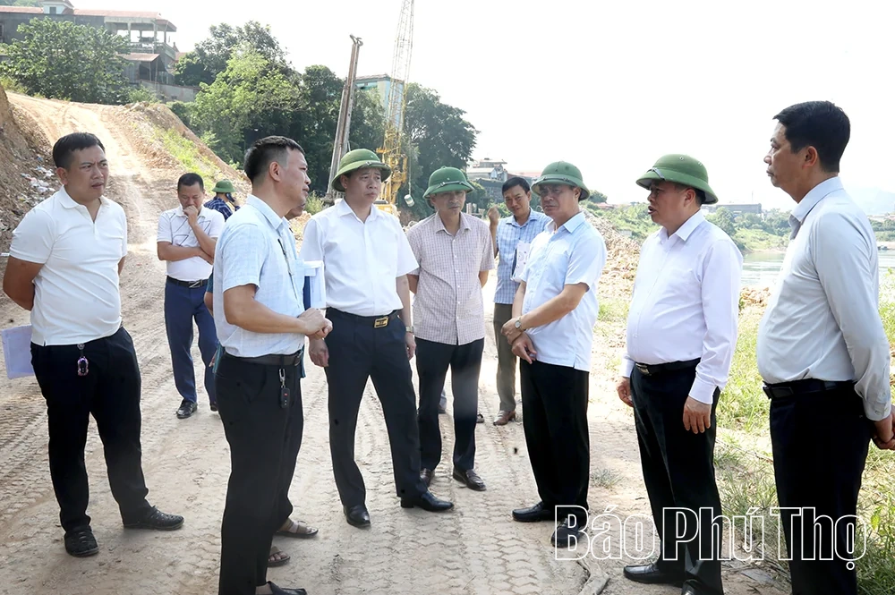 Đẩy nhanh tiến độ 3 dự án phòng, chống thiên tai khu vực Hòa Bình