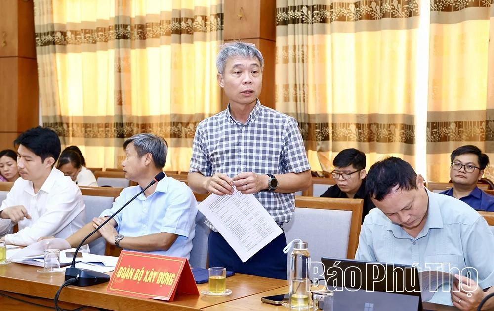 Thứ trưởng Bộ Xây dựng làm việc với tỉnh về điều chỉnh quy hoạch chung đô thị Vĩnh Phúc