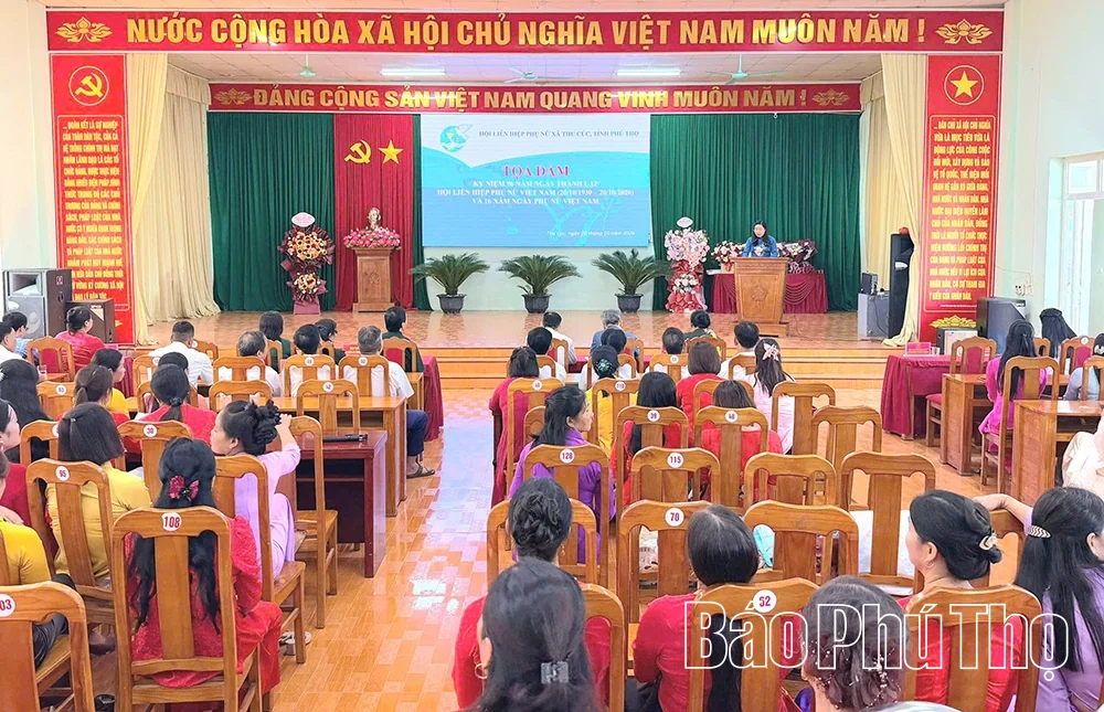 Hội LHPN xã Thu Cúc tọa đàm kỷ niệm Ngày Phụ nữ Việt Nam 20/10