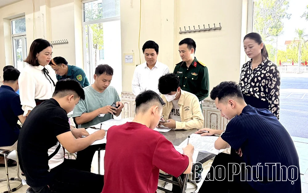 Xã Vĩnh Tường tổ chức khám sơ tuyển nghĩa vụ quân sự năm 2027