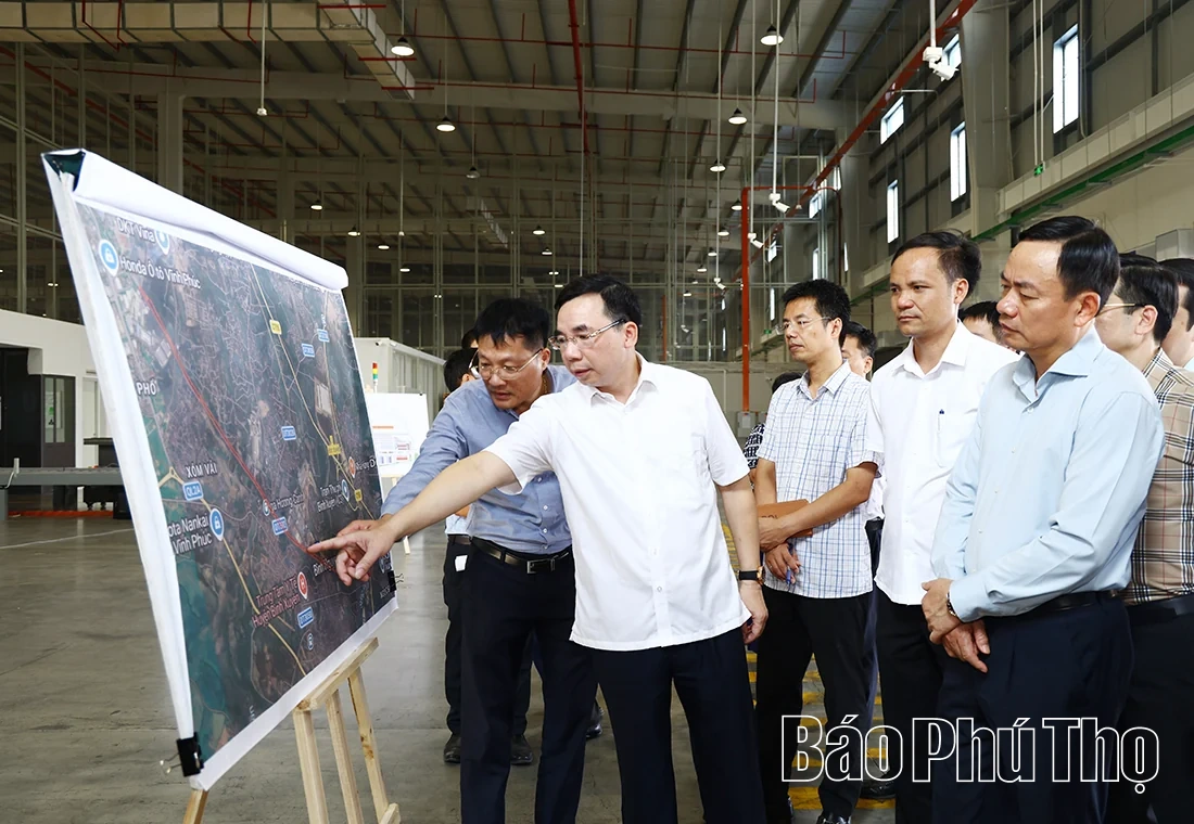 Phó Bí thư Tỉnh ủy Bùi Huy Vĩnh: Quyết liệt đẩy nhanh tiến độ các dự án trọng điểm khu vực Vĩnh Phúc