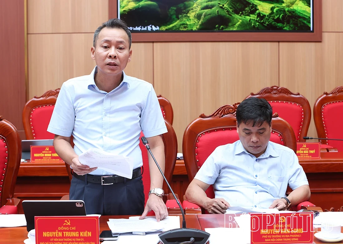 Ban Thường vụ Tỉnh ủy cho ý kiến nhiều nội dung quan trọng về phát triển kinh tế - xã hội
