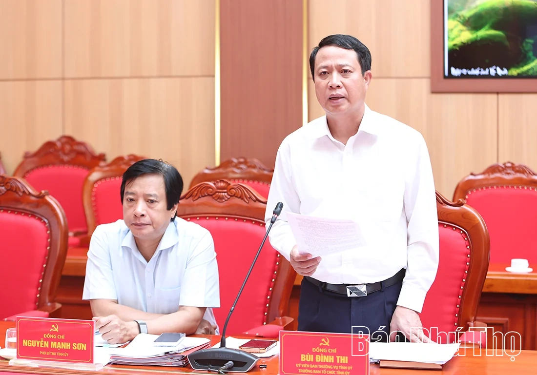 Ban Thường vụ Tỉnh ủy cho ý kiến nhiều nội dung quan trọng về phát triển kinh tế - xã hội