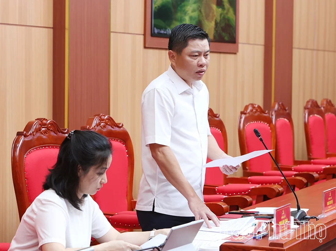 Ban Thường vụ Tỉnh ủy cho ý kiến nhiều nội dung quan trọng về phát triển kinh tế - xã hội