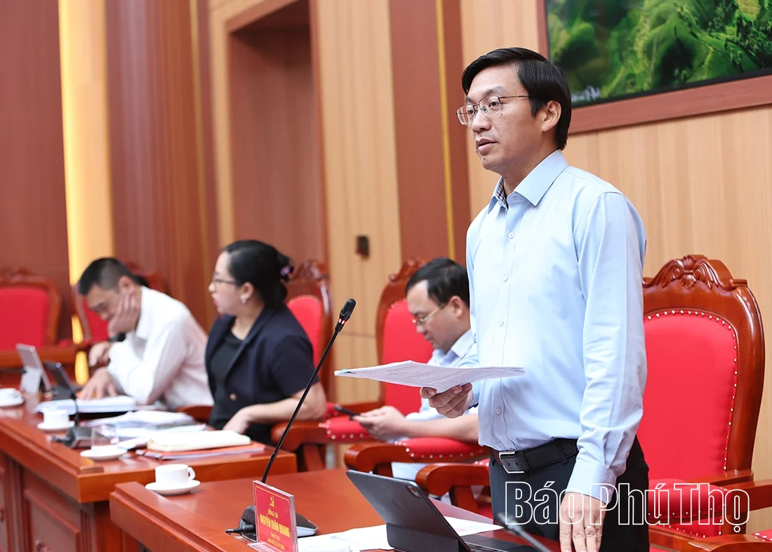 Ban Thường vụ Tỉnh ủy cho ý kiến nhiều nội dung quan trọng về phát triển kinh tế - xã hội