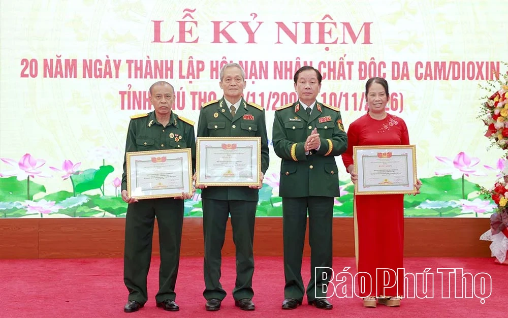 Hội Nạn nhân chất độc da cam/dioxin tỉnh Phú Thọ&nbsp;kỷ niệm 20 năm ngày thành lập
