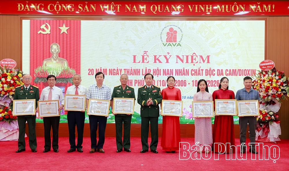 Hội Nạn nhân chất độc da cam/dioxin tỉnh Phú Thọ&nbsp;kỷ niệm 20 năm ngày thành lập