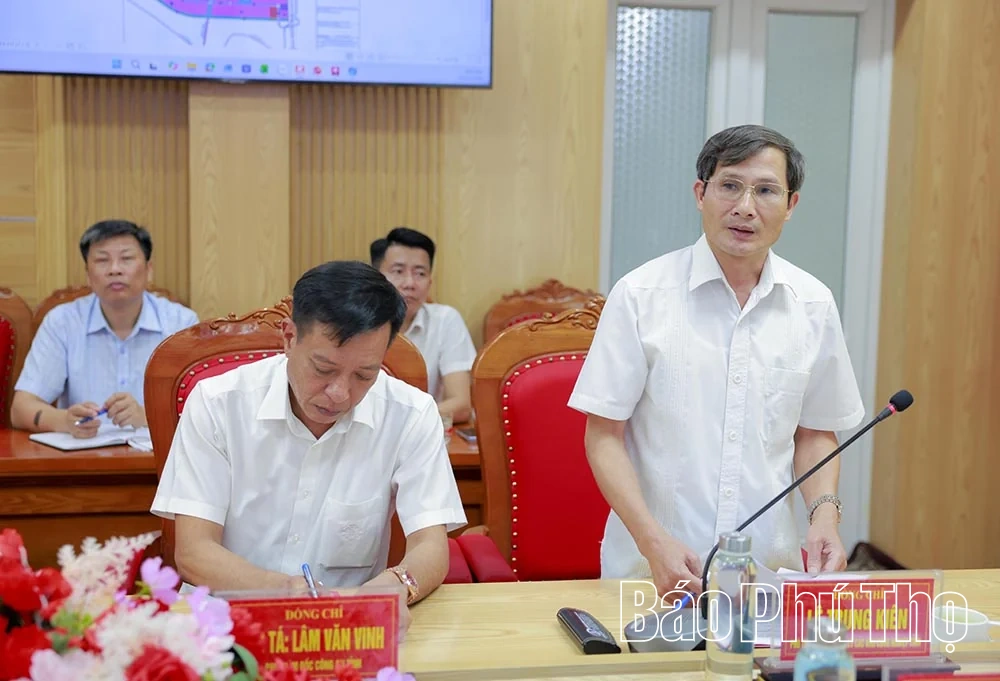 Chủ động phối hợp, triển khai hiệu quả Dự án đầu tư xây dựng và kinh doanh kết cấu hạ tầng Khu công nghiệp Đoan Hùng