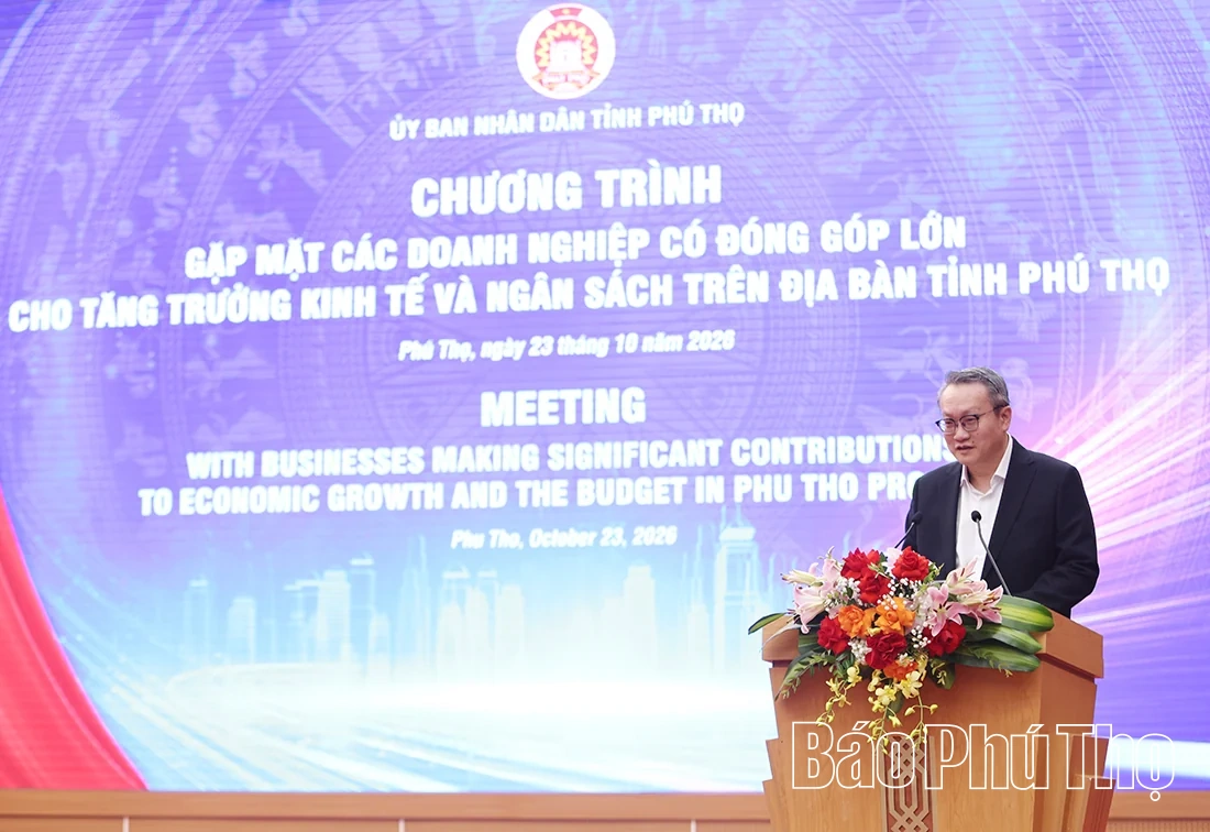 Tạo điều kiện để cộng đồng doanh nghiệp phát triển ổn định, bền vững, đóng góp ngày càng lớn vào mục tiêu tăng trưởng 2 con số của tỉnh