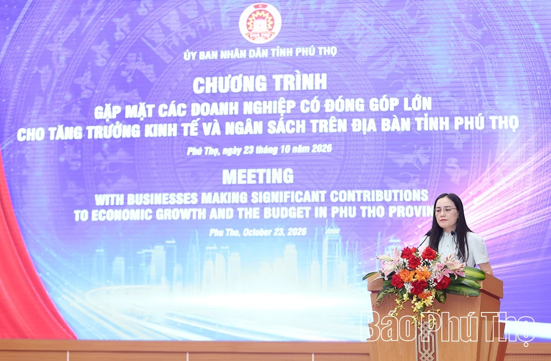 Tạo điều kiện để cộng đồng doanh nghiệp phát triển ổn định, bền vững, đóng góp ngày càng lớn vào mục tiêu tăng trưởng 2 con số của tỉnh