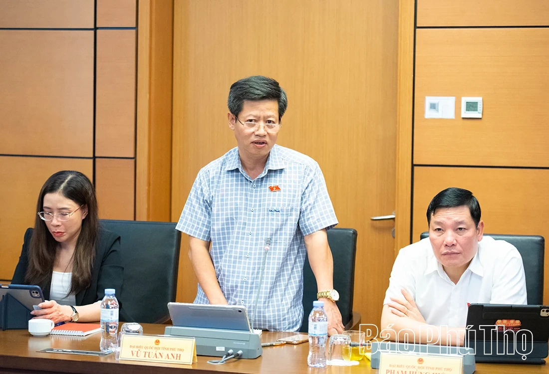 Đại biểu Quốc hội tỉnh thảo luận các dự án Luật về văn bản quy phạm pháp luật, ngân sách Nhà nước và thuế&nbsp;