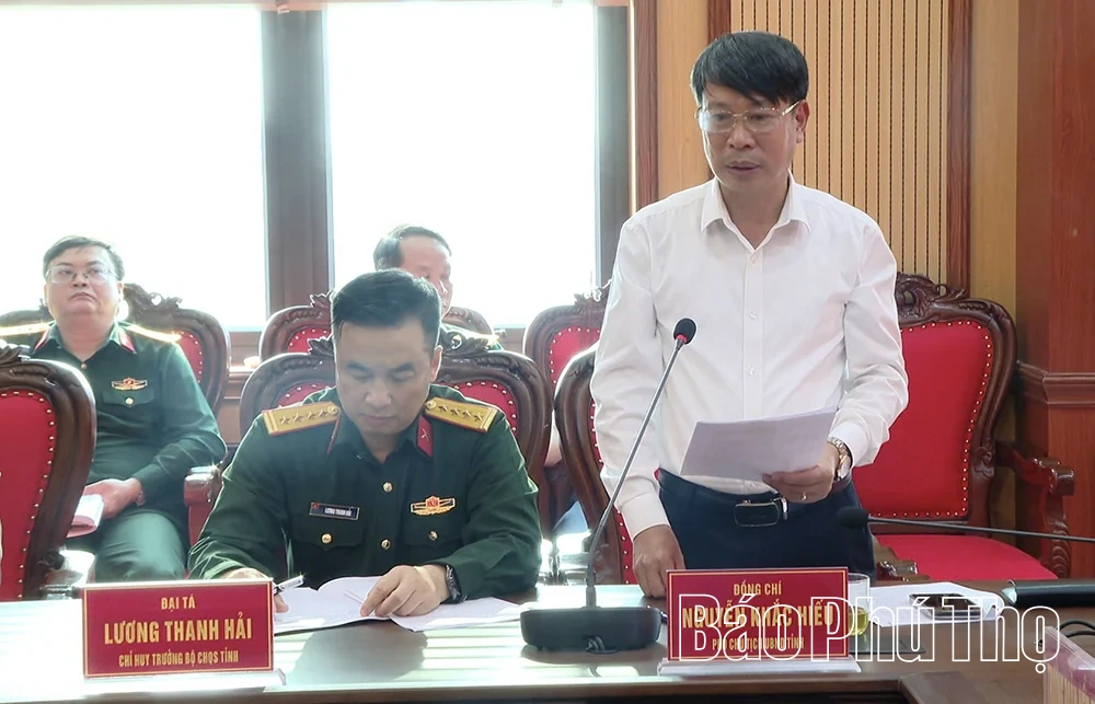 Tập trung nguồn lực xây dựng và củng cố vững chắc khu vực phòng thủ tỉnh Phú Thọ