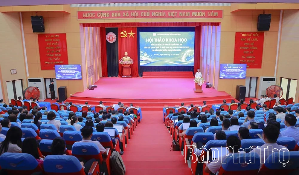Nâng cao năng lực công bố bài báo khoa học trên tạp chí quốc tế cho giảng viên Trường Đại học Hùng Vương