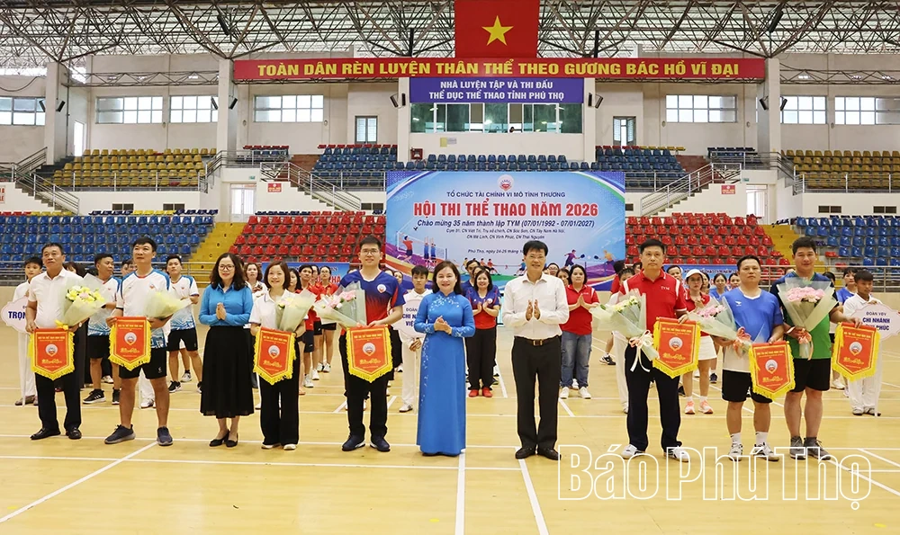 Gần 200 vận động viên tham gia Hội thi thể thao Tổ chức Tài chính vi mô Tình Thương