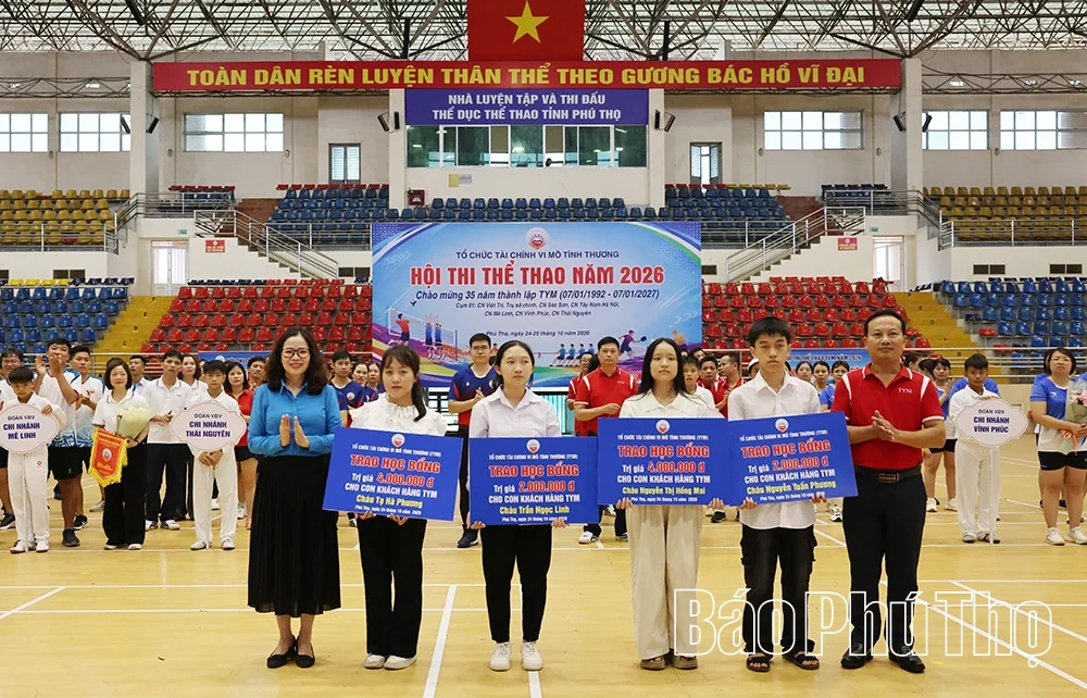 Gần 200 vận động viên tham gia Hội thi thể thao Tổ chức Tài chính vi mô Tình Thương