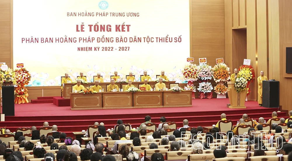 Tổng kết Phân ban Hoằng pháp đồng bào dân tộc thiểu số nhiệm kỳ 2022-2027