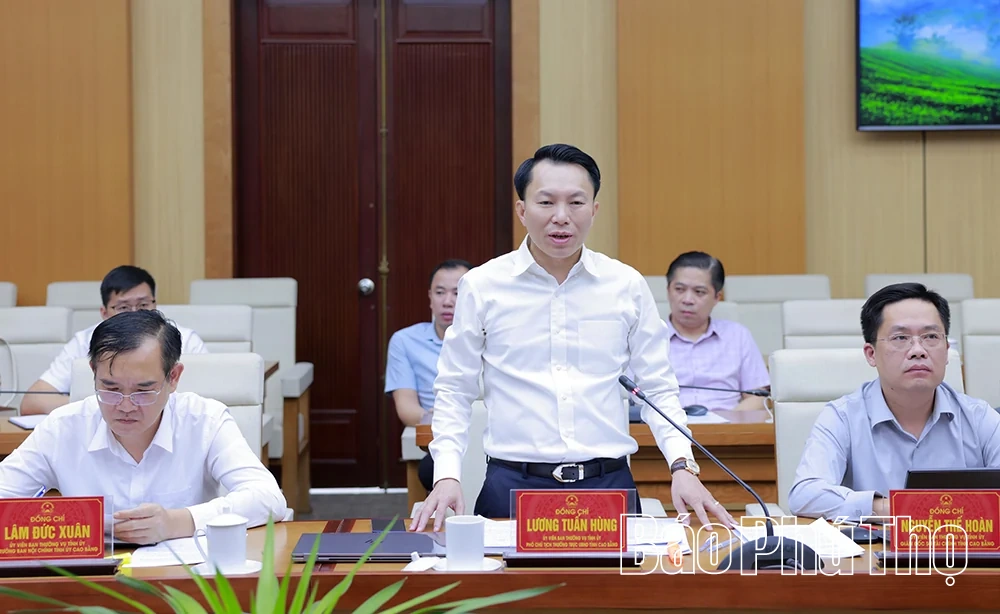 Phú Thọ chia sẻ kinh nghiệm quản lý, điều hành phát triển kinh tế - xã hội với tỉnh Cao Bằng