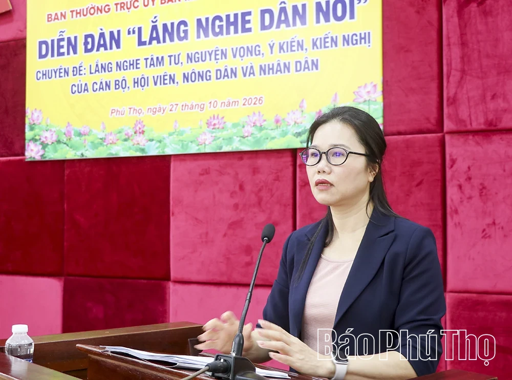 Lắng nghe dân nói phải gắn với giải quyết kiến nghị từ cơ sở