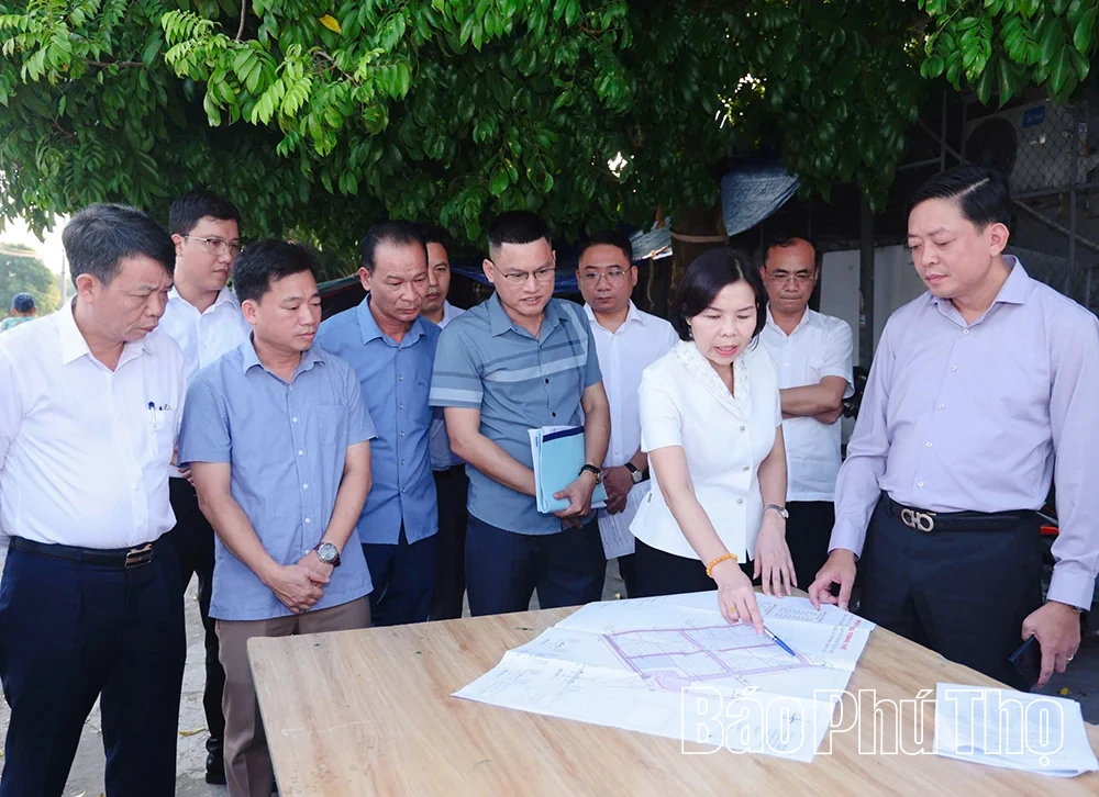 Đẩy nhanh tiến độ hoàn thiện hạ tầng kỹ thuật 2 cụm công nghiệp tại các xã Liên Minh, Phùng Nguyên