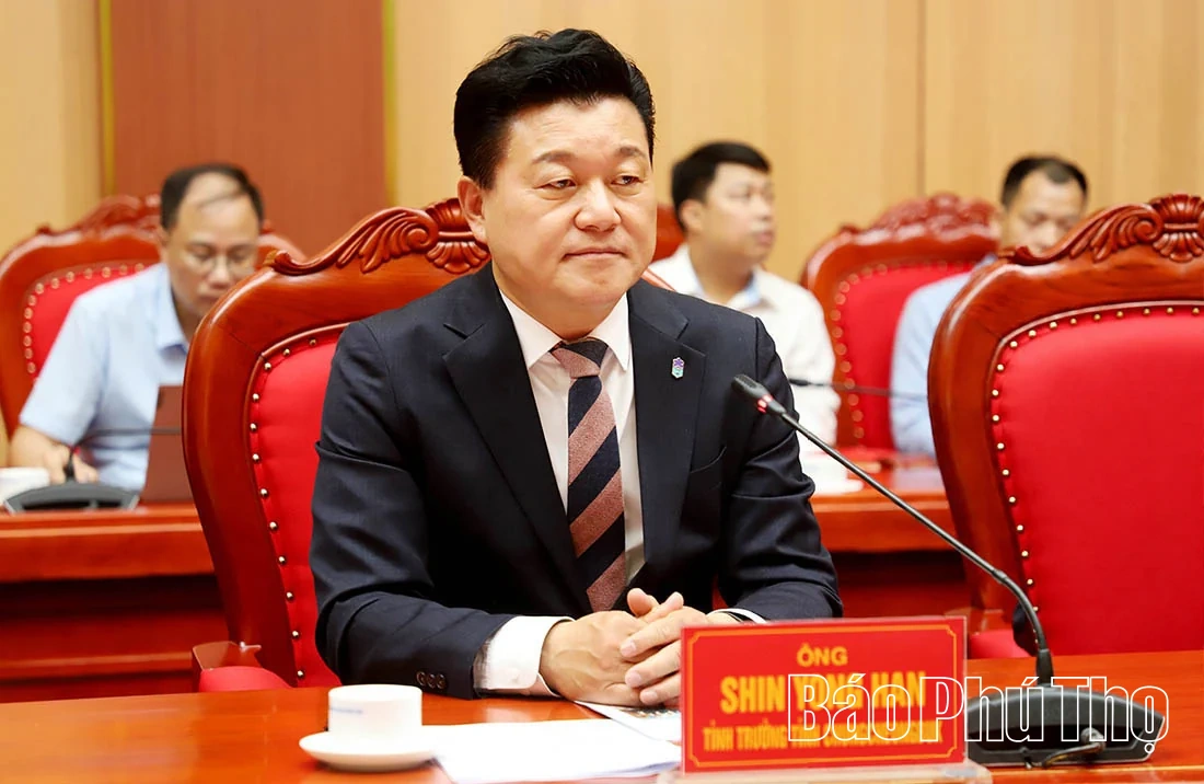 Tỉnh Phú Thọ và tỉnh Chungcheongbuk (Hàn Quốc): Nâng tầm hợp tác hữu nghị, mở ra chu kỳ phát triển toàn diện, bền vững