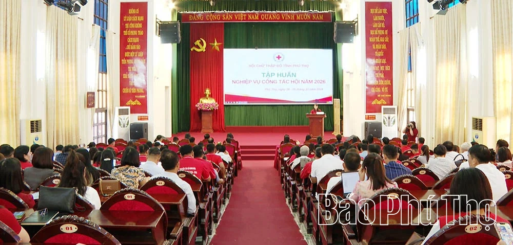 300 học viên được tập huấn nghiệp vụ công tác Hội Chữ thập đỏ