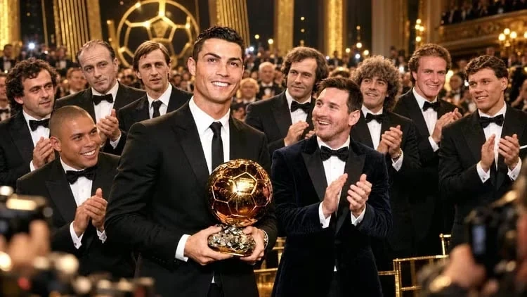 Cristiano Ronaldo chính thức trở thành Quả bóng Vàng vĩ đại nhất lịch sử