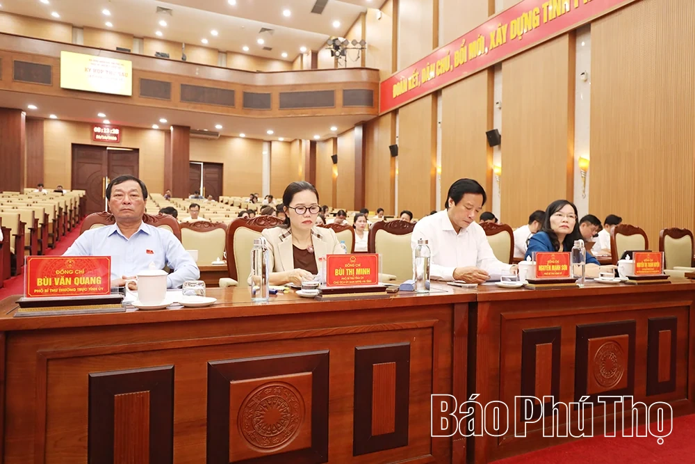 Kỳ họp thứ Sáu, HĐND tỉnh Phú Thọ khóa XX: Thảo luận các vấn đề trọng tâm về giao thông, địa giới hành chính