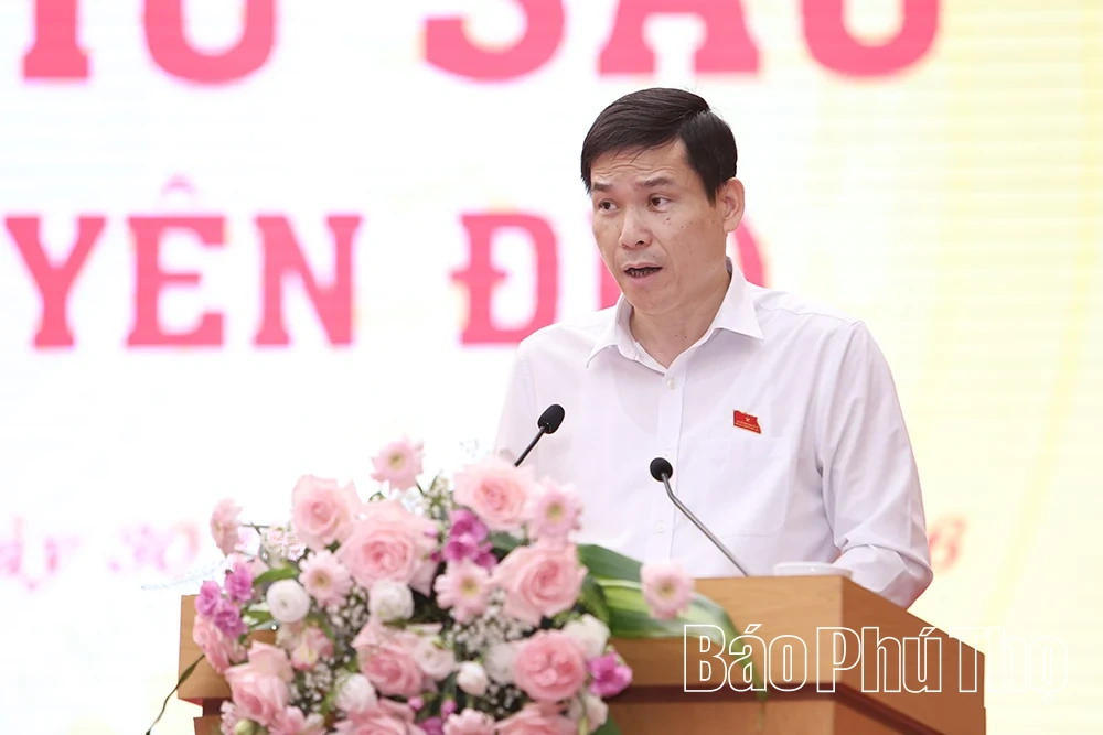 Kỳ họp thứ Sáu, HĐND tỉnh Phú Thọ khóa XX: Thảo luận các vấn đề trọng tâm về giao thông, địa giới hành chính