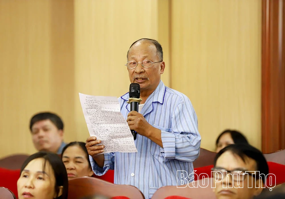 Xã Lâm Thao tổ chức đối thoại giữa người đứng đầu cấp ủy, chính quyền với Nhân dân