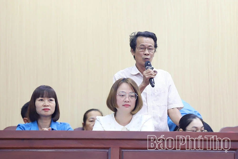 Xã Lâm Thao tổ chức đối thoại giữa người đứng đầu cấp ủy, chính quyền với Nhân dân