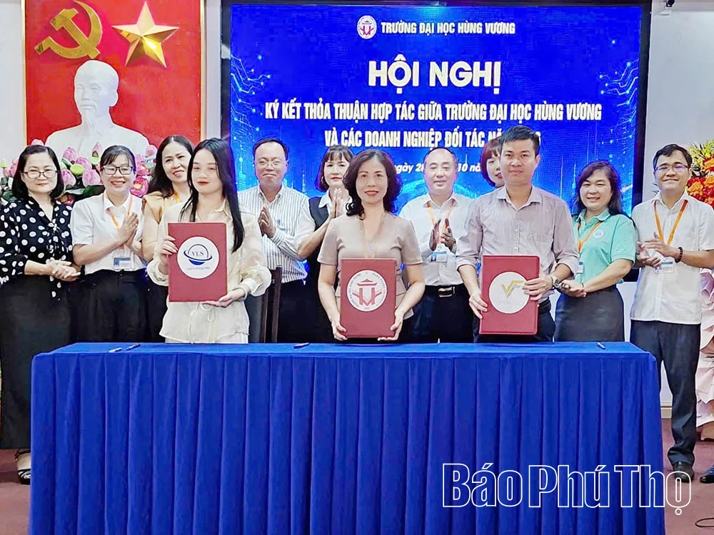 Hội nghị kết nối cơ hội việc làm cho sinh viên Trường Đại học Hùng Vương