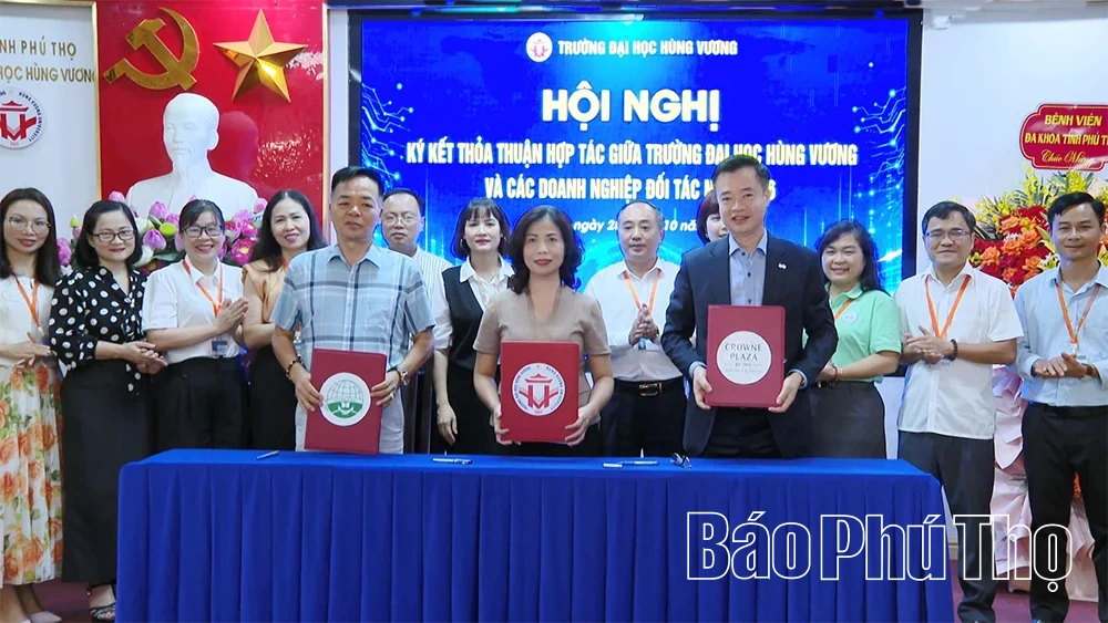 Hội nghị kết nối cơ hội việc làm cho sinh viên Trường Đại học Hùng Vương