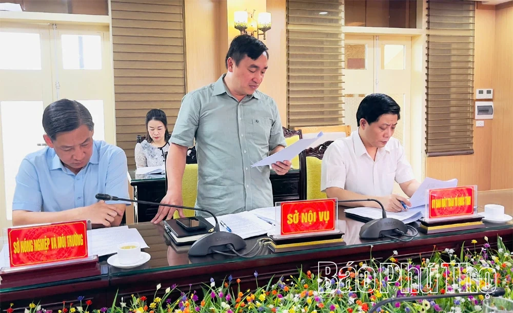 Ban Pháp chế HĐND tỉnh thẩm tra dự thảo nghị quyết trình kỳ họp chuyên đề HĐND tỉnh