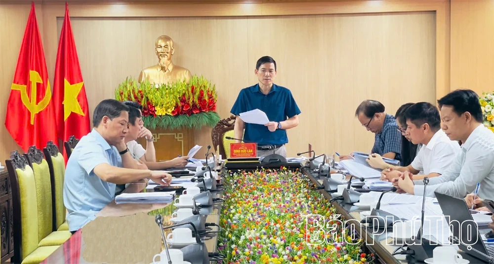 Ban Pháp chế HĐND tỉnh thẩm tra dự thảo nghị quyết trình kỳ họp chuyên đề HĐND tỉnh