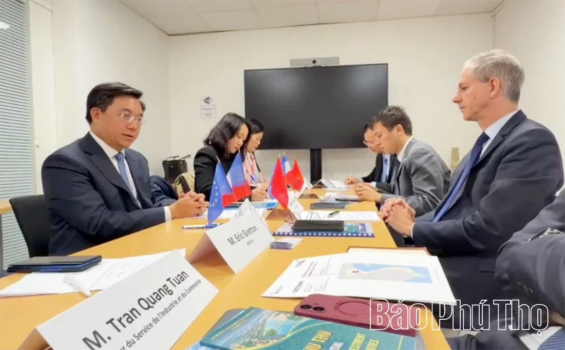 Phú Thọ đẩy mạnh đối ngoại và xúc tiến đầu tư tại Cộng hòa Pháp